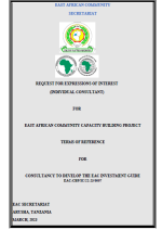 Screenshot 2023-03-26 190509 		 Development of the EAC Investment Guide 